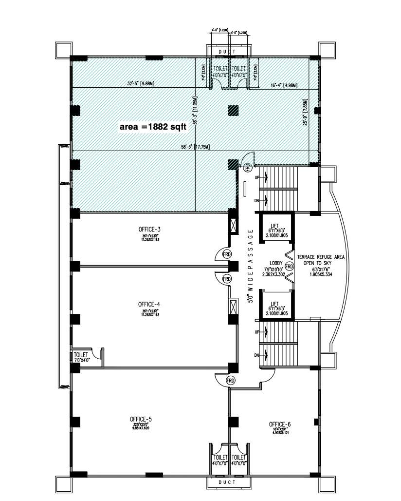 Office Space Un Furnished in Vaibhav Chambers , Bandra East